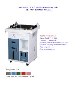 Bàn khám tai mũi họng UNI - 1000A (loại tối giản)