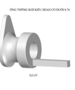 Ống thông khí kiểu Shah có đuôi 0.76 (Mã E2113T)