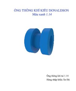 Ống thông khí kiểu Shepard màu xanh 1.14 (Mã E2124B)