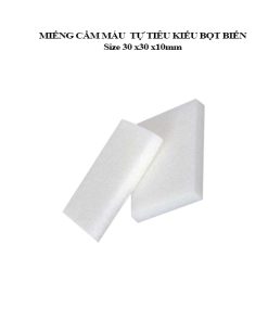 Miếng cầm máu tự tiêu kiểu bọt biển 30x30x10mm (Mã E911030)