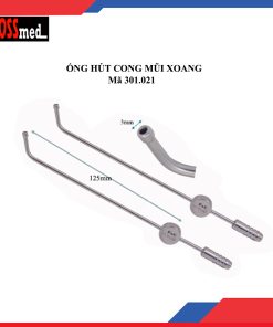 Ống hút cong mũi xoang (Mã 301.021)