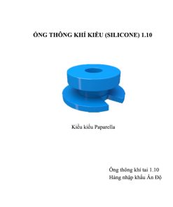 Ống thông khí kiểu Paparella (silicone 1.10) - Mã E3126