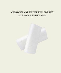 Miếng cầm máu tự tiêu kiểu bọt biển 80x50x10mm (Mã E91108050)
