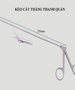 Kéo cắt thẳng thanh quản (Mã YS303.012)