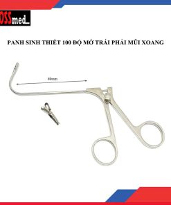 Panh sinh thiết 100 độ mở trái phải mũi xoang (Mã YS301.012)